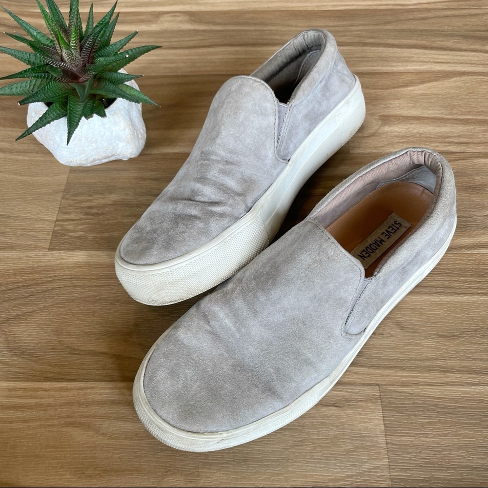 Steve Madden “Gills” Leather Sneakers, Shoes